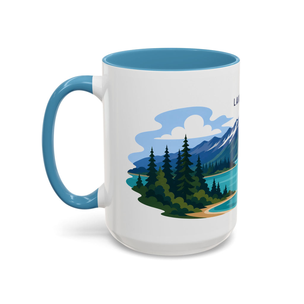 Lake Clark National Park Coffee Mug | Solid Color Block Park Souvenir | 11oz 15oz Accent Mug