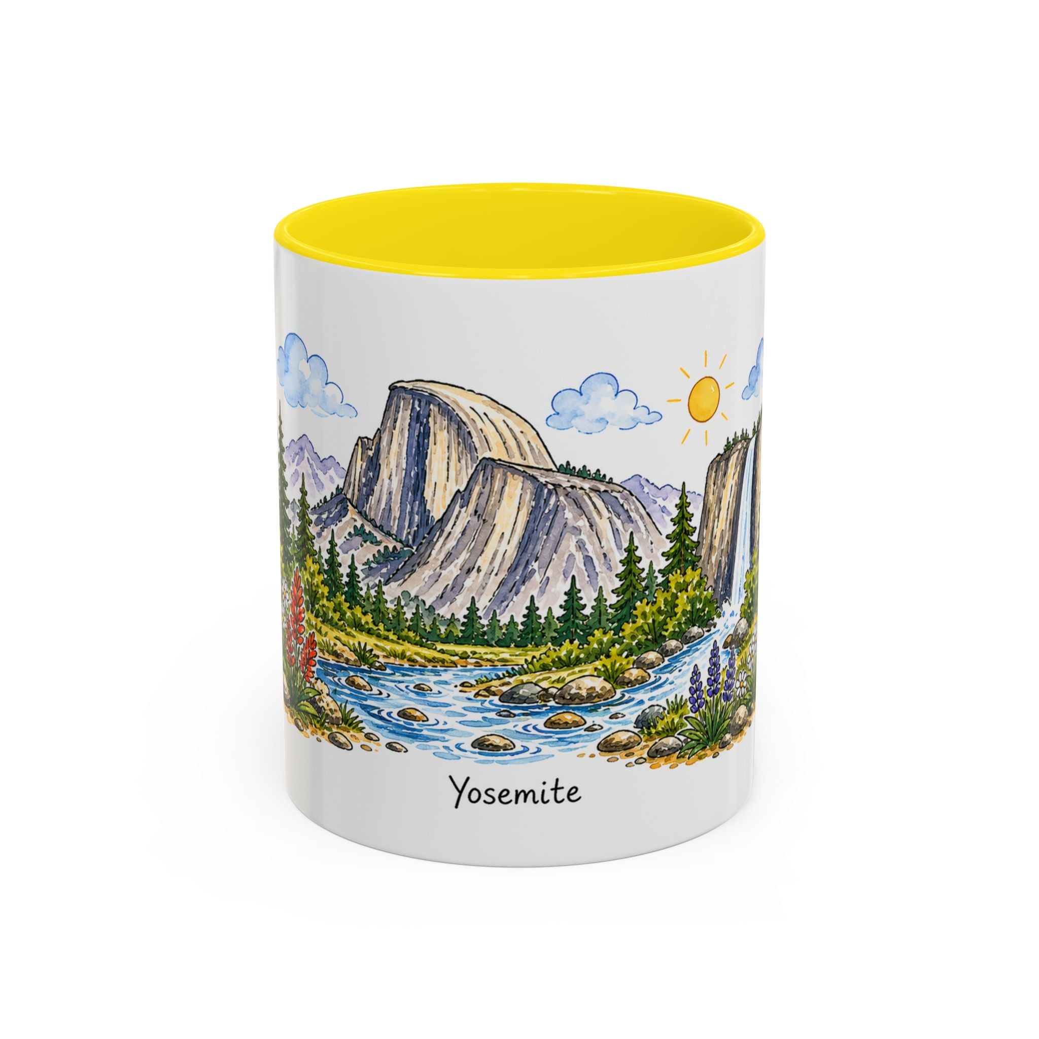 Yosemite National Park Mug | US Travel Souvenir Accent Coffee Mug | 11oz 15oz Ceramic Cup