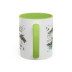 American Samoa National Park Coffee Mug | Pacific Island Rainforest Reef Gift | Accent Color Ceramic 11oz 15oz
