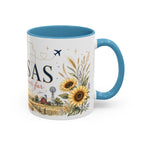 Kansas Home State Mug | Sunflower Prairie Landscape Coffee Cup