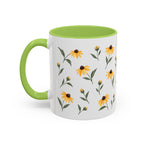 Maryland Black-eyed Susan Mug, State Flower Floral Coffee Cup, 11oz Botanical Gift