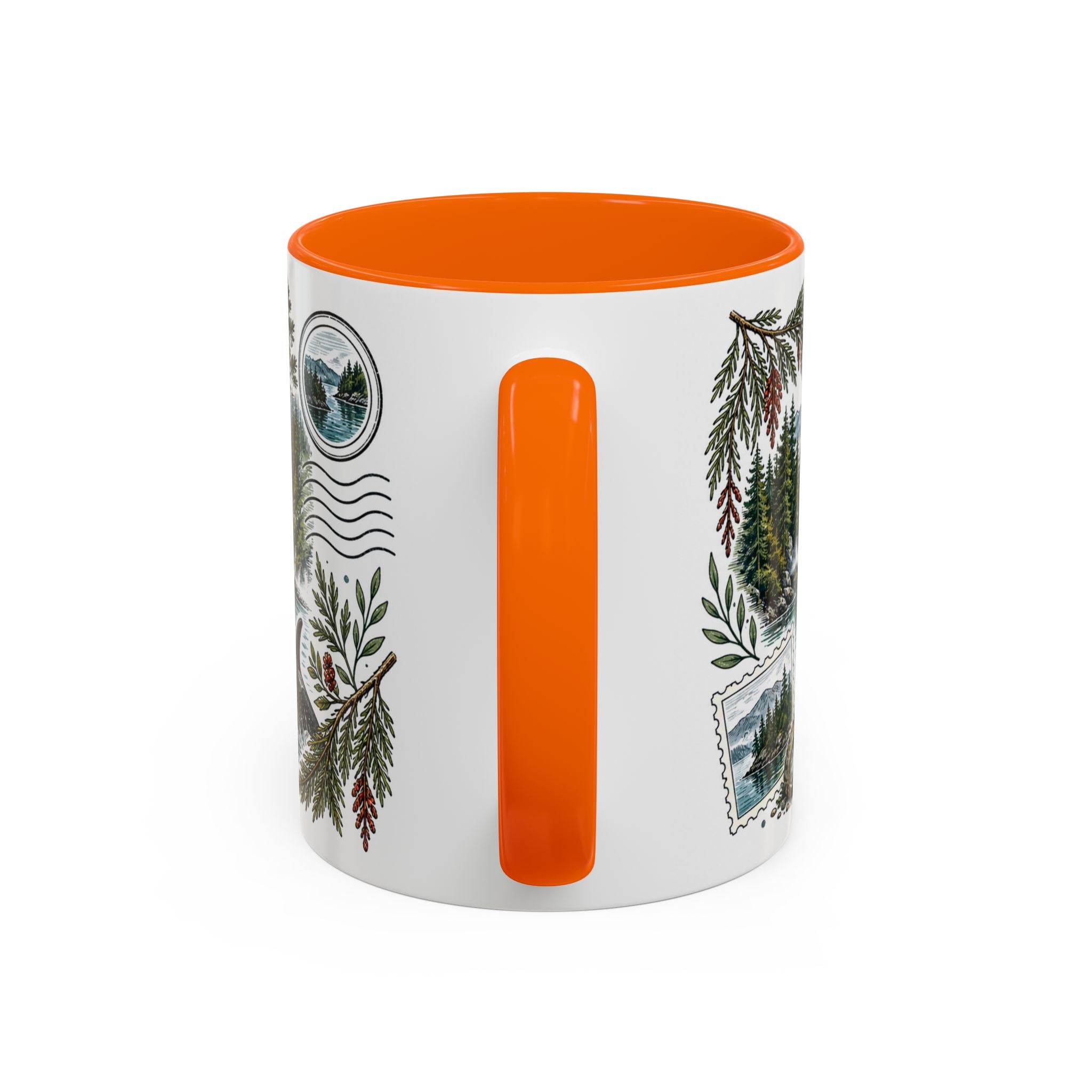 Queen Charlotte Sound Coffee Mug | Travel Destination Souvenir Gift | Accent Color Ceramic 11oz 15oz
