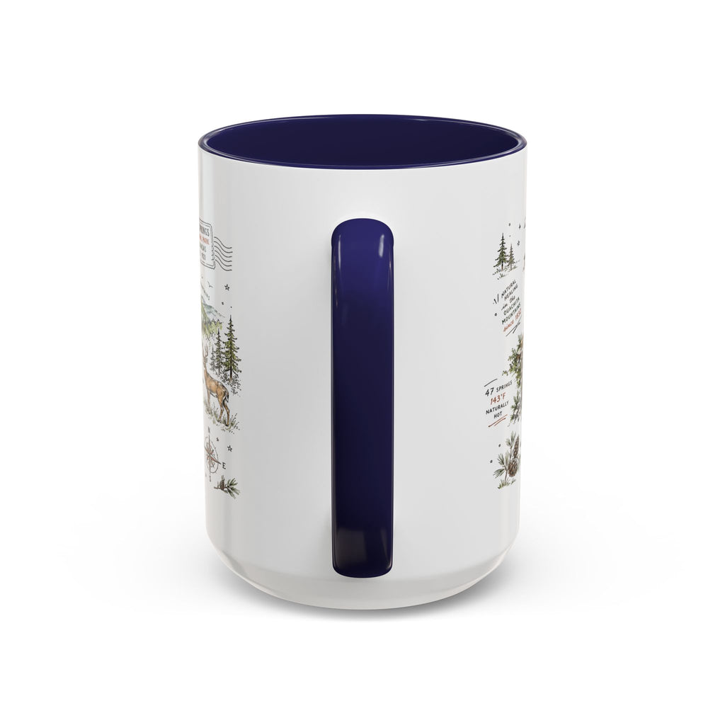 Hot Springs National Park Coffee Mug | Arkansas Thermal Spring Spa Gift | Accent Color Ceramic 11oz 15oz