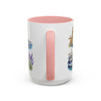 Marseille Illustrated Travel Mug | City Souvenir Accent Coffee Mug | 11oz 15oz Ceramic Cup