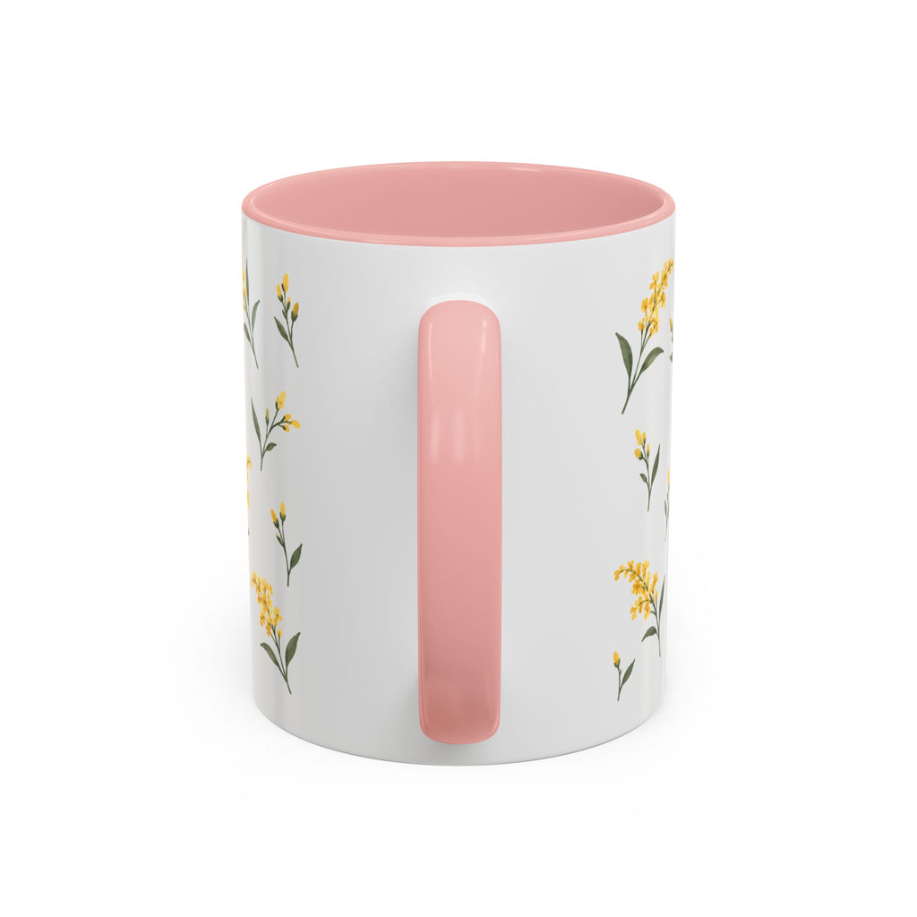 Kentucky Goldenrod Mug, State Flower Floral Coffee Cup, 11oz Botanical Gift