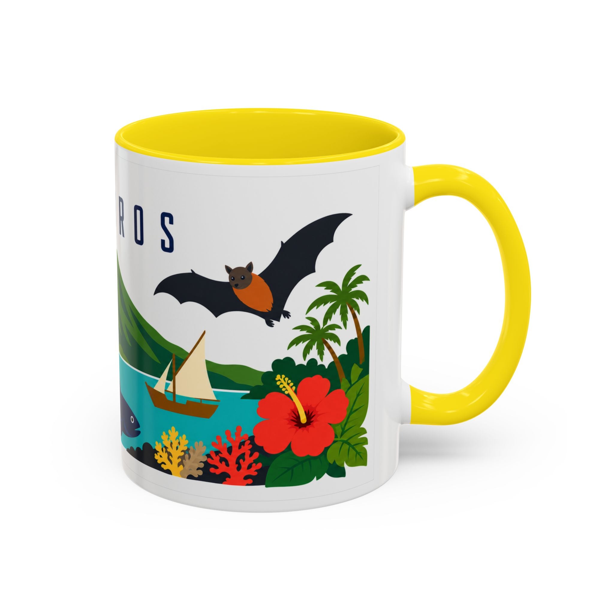Comoros Coffee Mug | Travel Souvenir Accent Mug | Country Gift Ceramic Cup 11oz 15oz