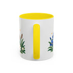 Aquarius Zodiac Coffee Mug | Water Bearer Design | Astrology Birthday Gift | 11 oz 15 oz Ceramic Accent Mug