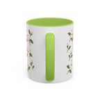 Virginia American Dogwood Mug, State Flower Floral Coffee Cup, 11oz Botanical Gift