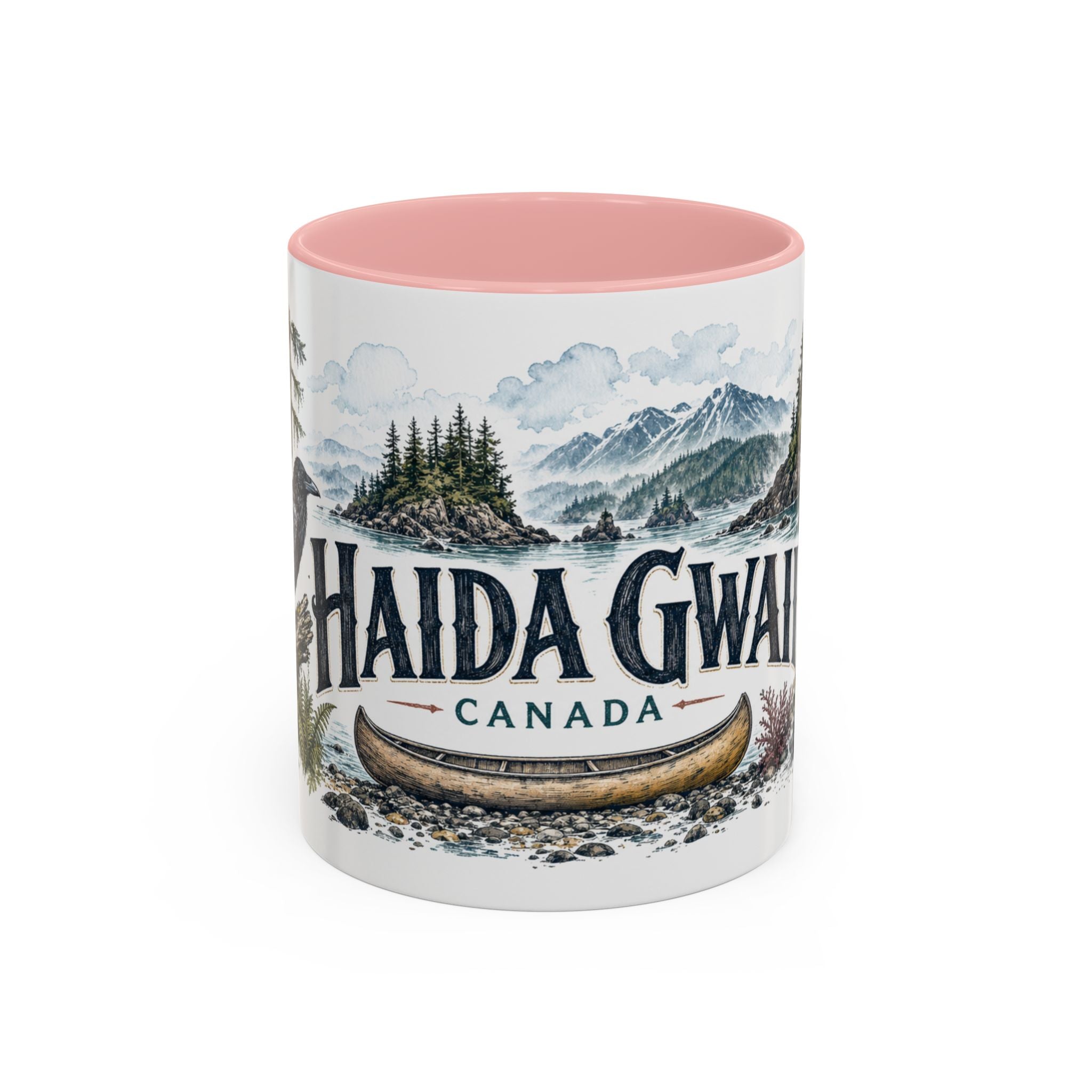 Haida Gwaii Mug, Canada Travel Souvenir, Bucket List Gift, Accent Ceramic Coffee Mug 11oz 15oz