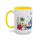 Qatar Coffee Mug | Travel Souvenir Accent Mug | Place Gift Ceramic Cup 11oz 15oz