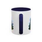 Sequoia National Park Coffee Mug | Solid Color Block Park Souvenir | 11oz 15oz Accent Mug