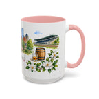 Lexington Illustrated Travel Mug | City Souvenir Accent Coffee Mug | 11oz 15oz Ceramic Cup