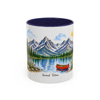 Grand Teton National Park Mug | US Travel Souvenir Accent Coffee Mug | 11oz 15oz Ceramic Cup