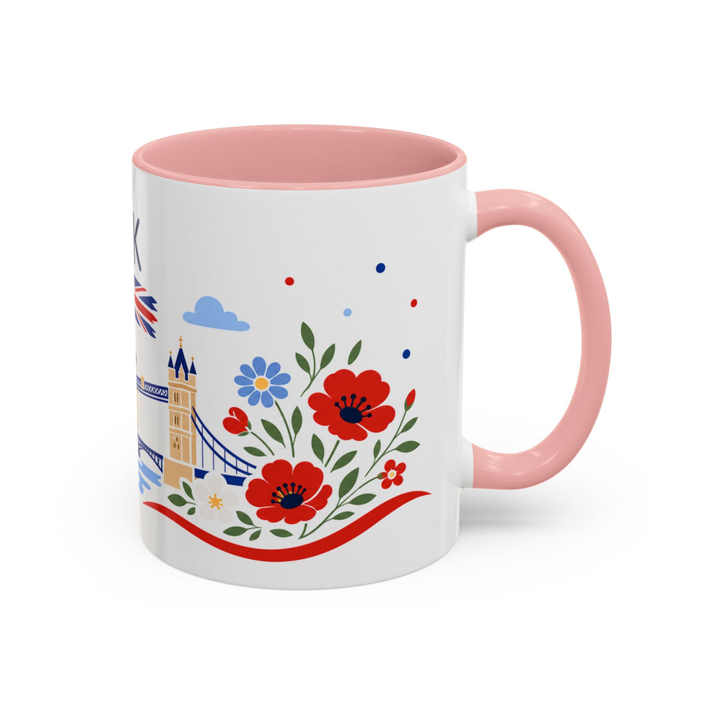 United Kingdom Coffee Mug | Travel Souvenir Accent Mug | Country Gift Ceramic Cup 11oz 15oz