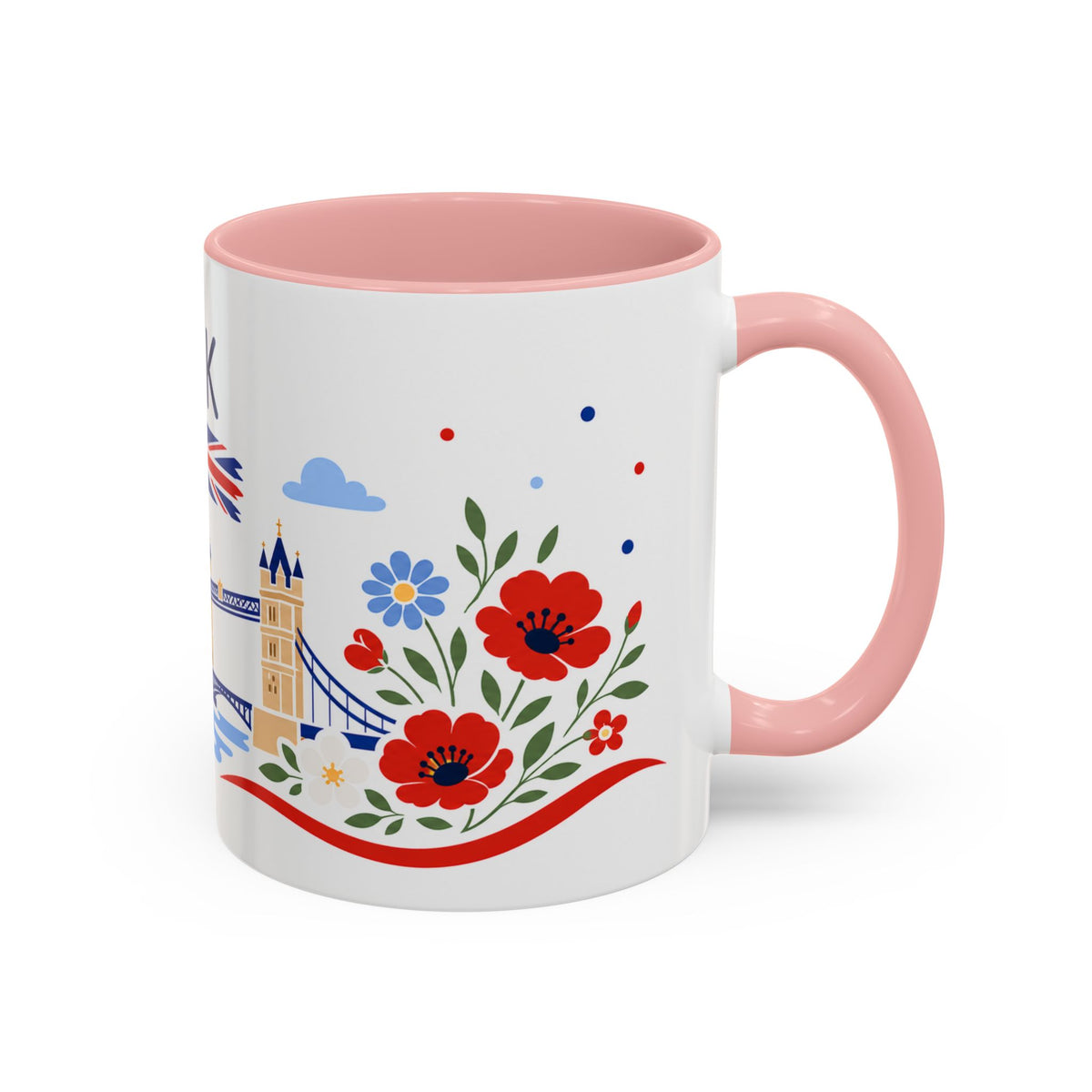 United Kingdom Coffee Mug | Travel Souvenir Accent Mug | Country Gift Ceramic Cup 11oz 15oz