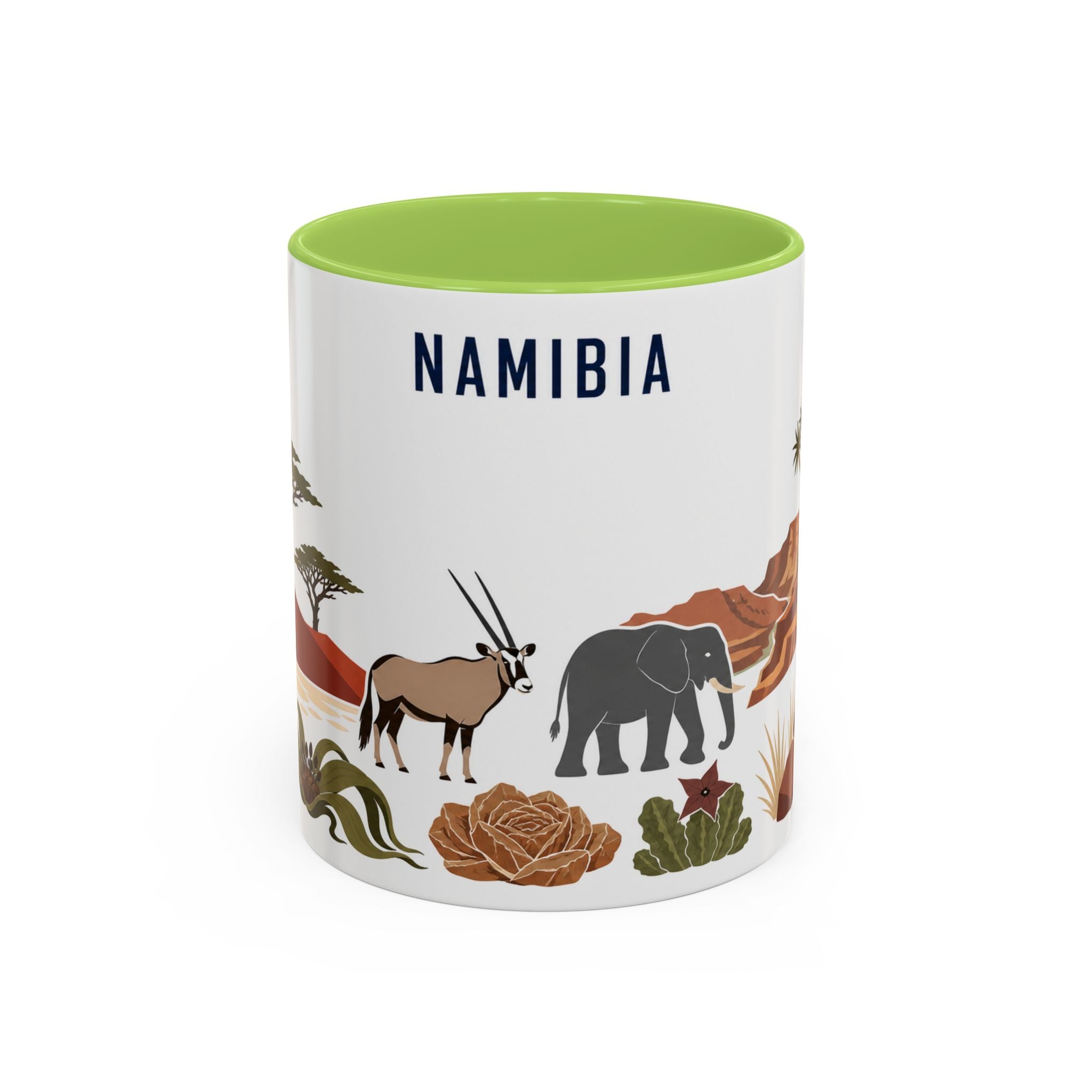 Namibia Coffee Mug | Travel Souvenir Accent Mug | Country Gift Ceramic Cup 11oz 15oz