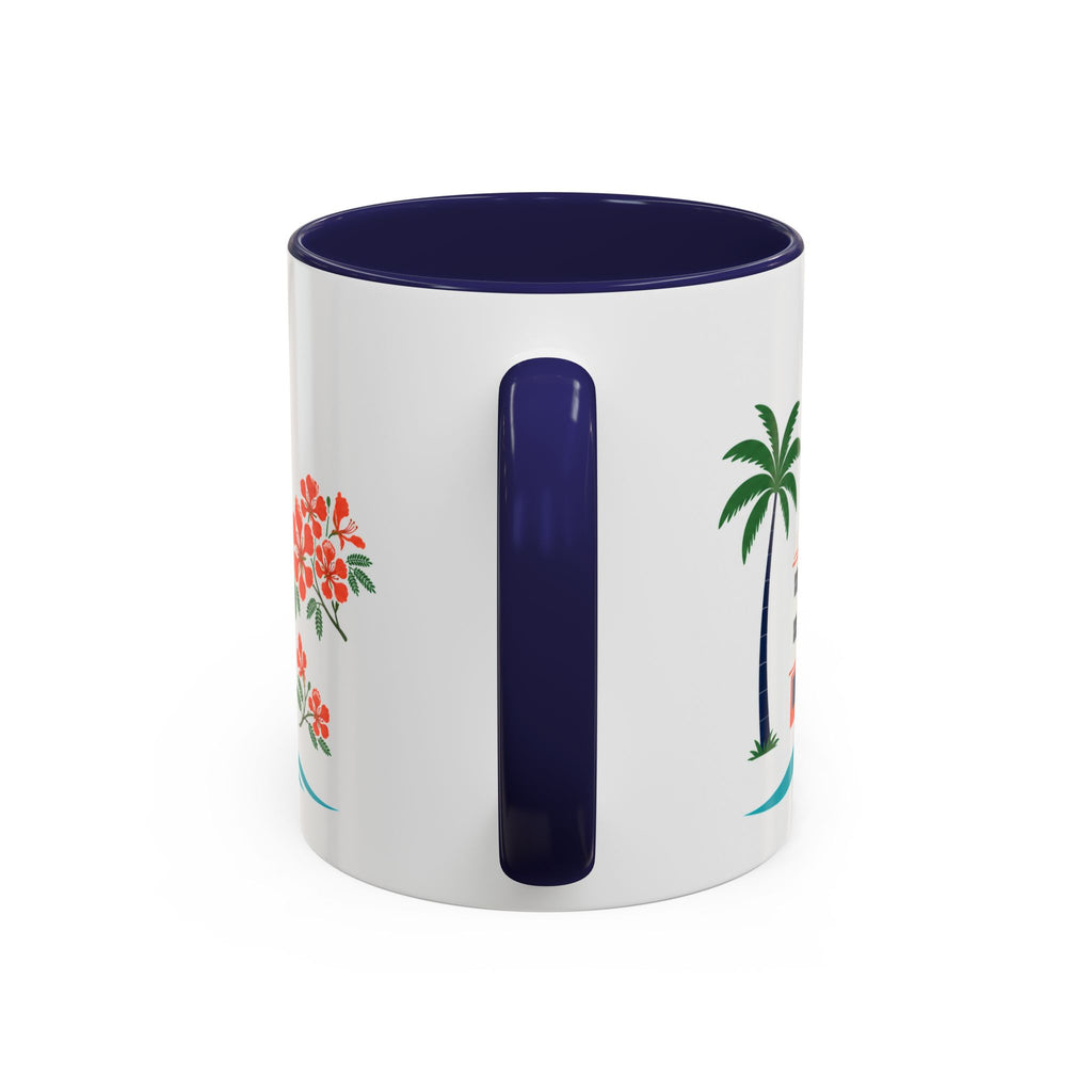 Miami Coffee Mug | United States Travel Souvenir | Porcelain Decal City Gift | 11oz 15oz Accent Mug