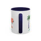 Miami Coffee Mug | United States Travel Souvenir | Porcelain Decal City Gift | 11oz 15oz Accent Mug