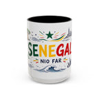 Senegal Soccer Coffee Mug | World Cup Fan Gift | Accent Color Ceramic 11oz 15oz Match Day Cup