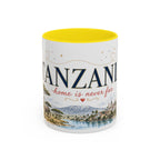 Tanzania Home Country Mug | Moving Away Gift | Long Distance Friendship | 11 oz 15 oz Accent Mug