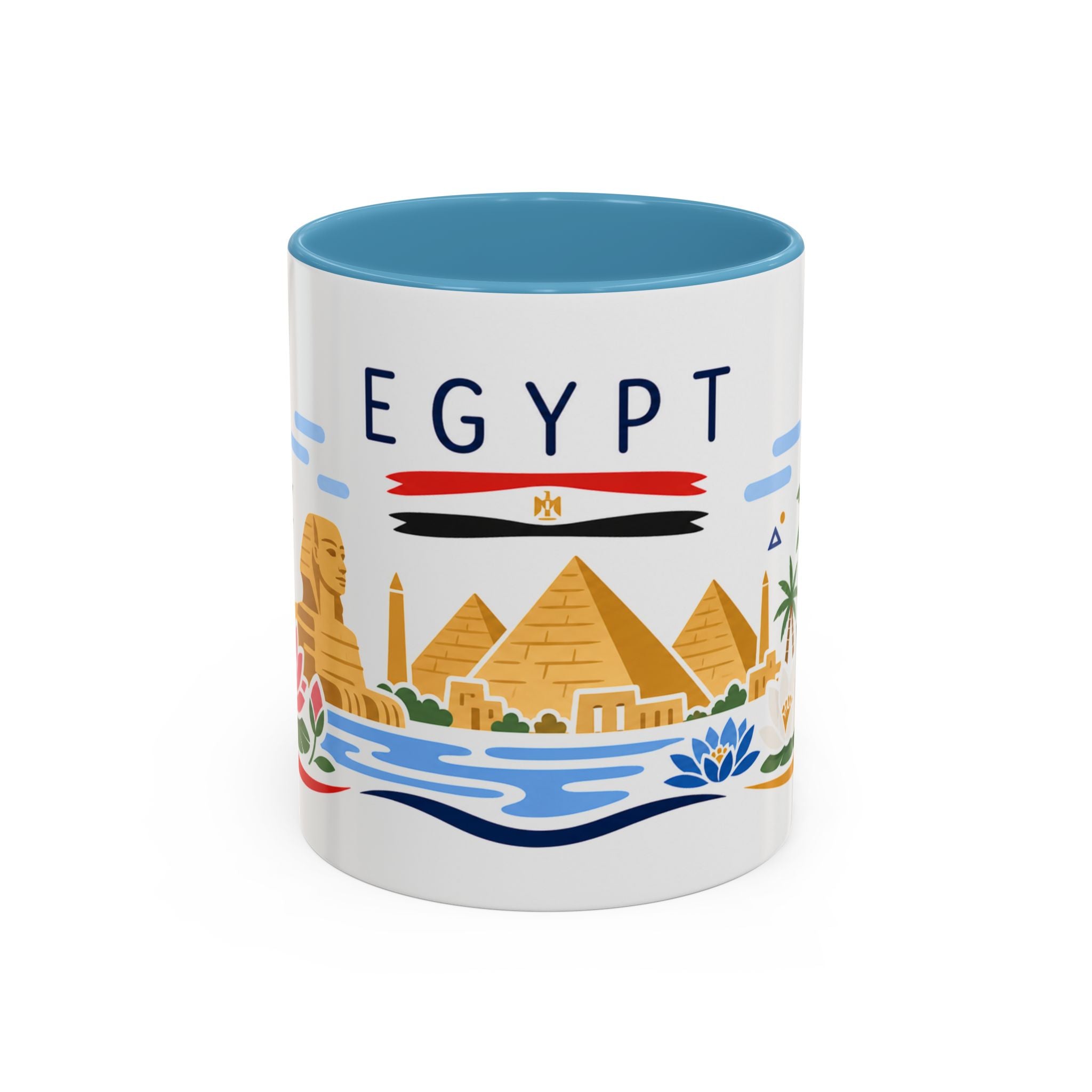 Egypt Coffee Mug | Travel Souvenir Accent Mug | Country Gift Ceramic Cup 11oz 15oz