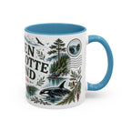 Queen Charlotte Sound Coffee Mug | Travel Destination Souvenir Gift | Accent Color Ceramic 11oz 15oz