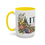 Italy Home Country Mug | Moving Away Gift | Long Distance Friendship | 11 oz 15 oz Accent Mug