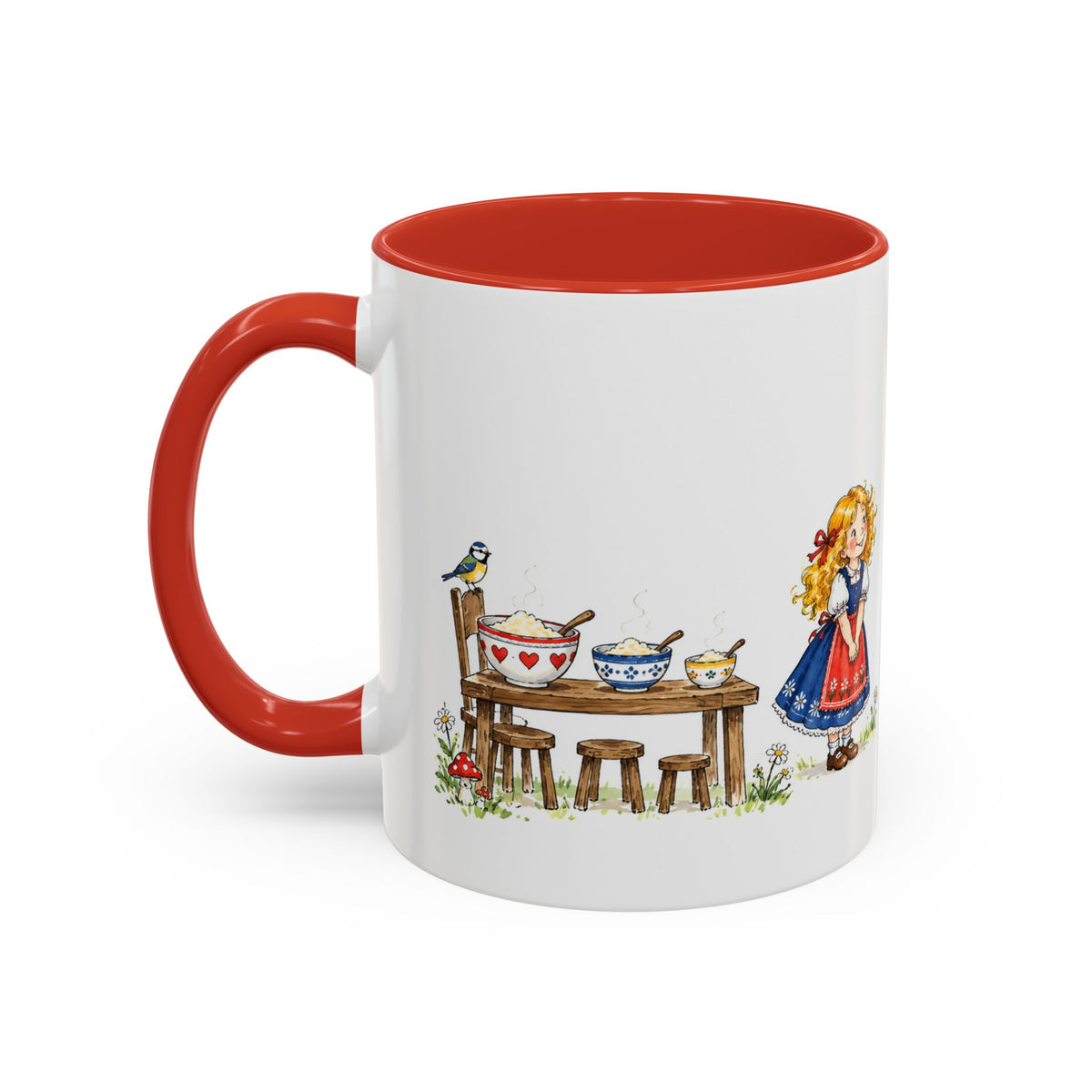 Goldilocks and the Three Bears Mug | Storybook Fairy Tale Accent Coffee Mug | EveryLegend