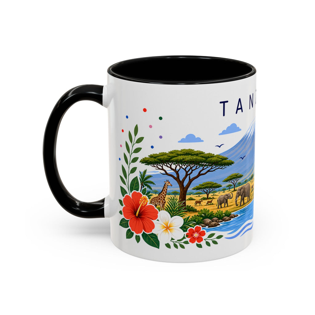 Tanzania Coffee Mug | Travel Souvenir Accent Mug | Place Gift Ceramic Cup 11oz 15oz