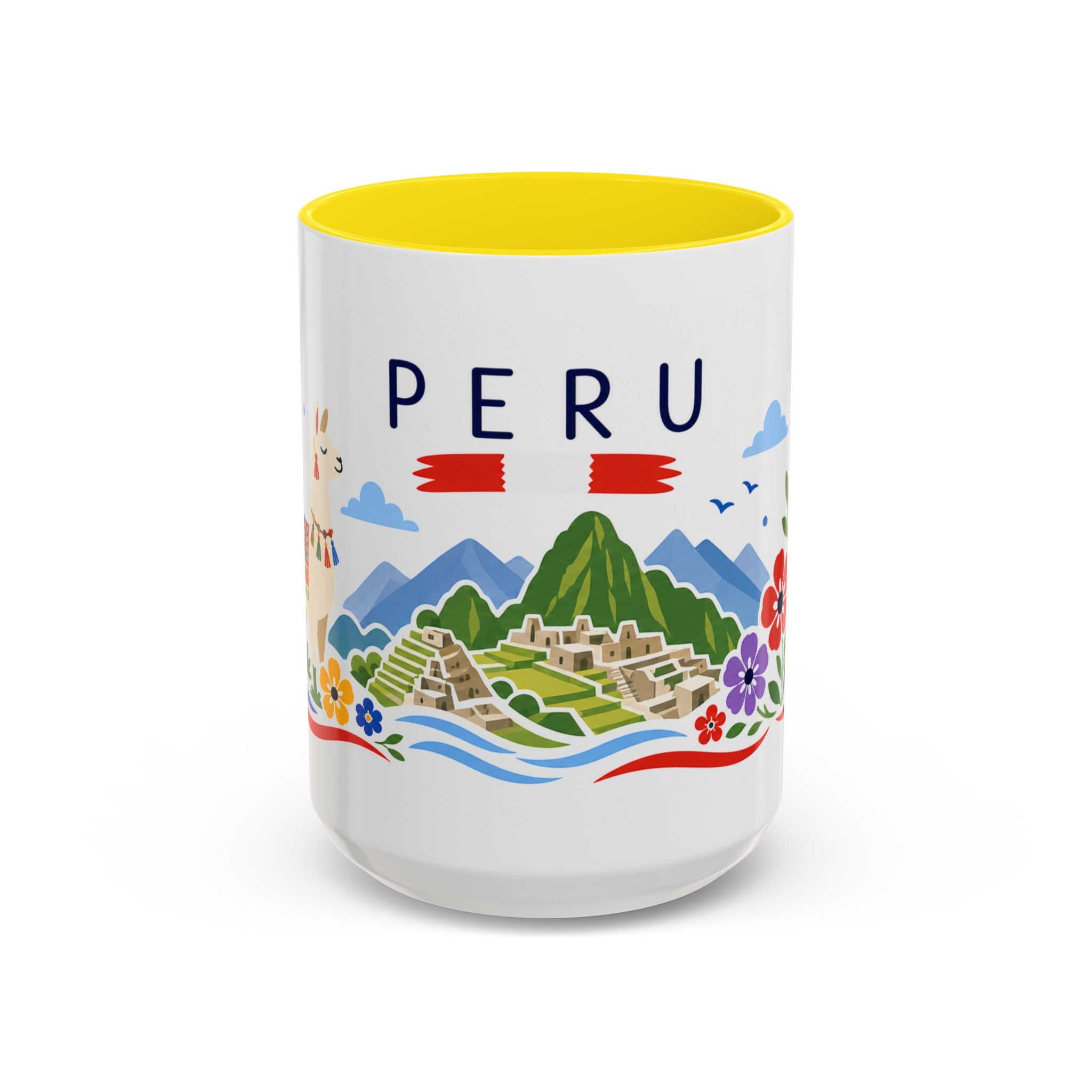 Peru Coffee Mug | Travel Souvenir Accent Mug | Country Gift Ceramic Cup 11oz 15oz