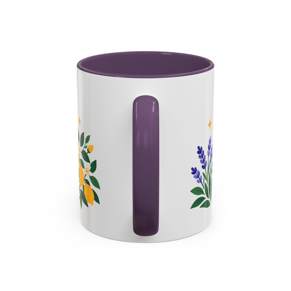 Gemini Zodiac Coffee Mug | Twins and Floral Design | Astrology Birthday Gift | 11 oz 15 oz Ceramic Accent Mug