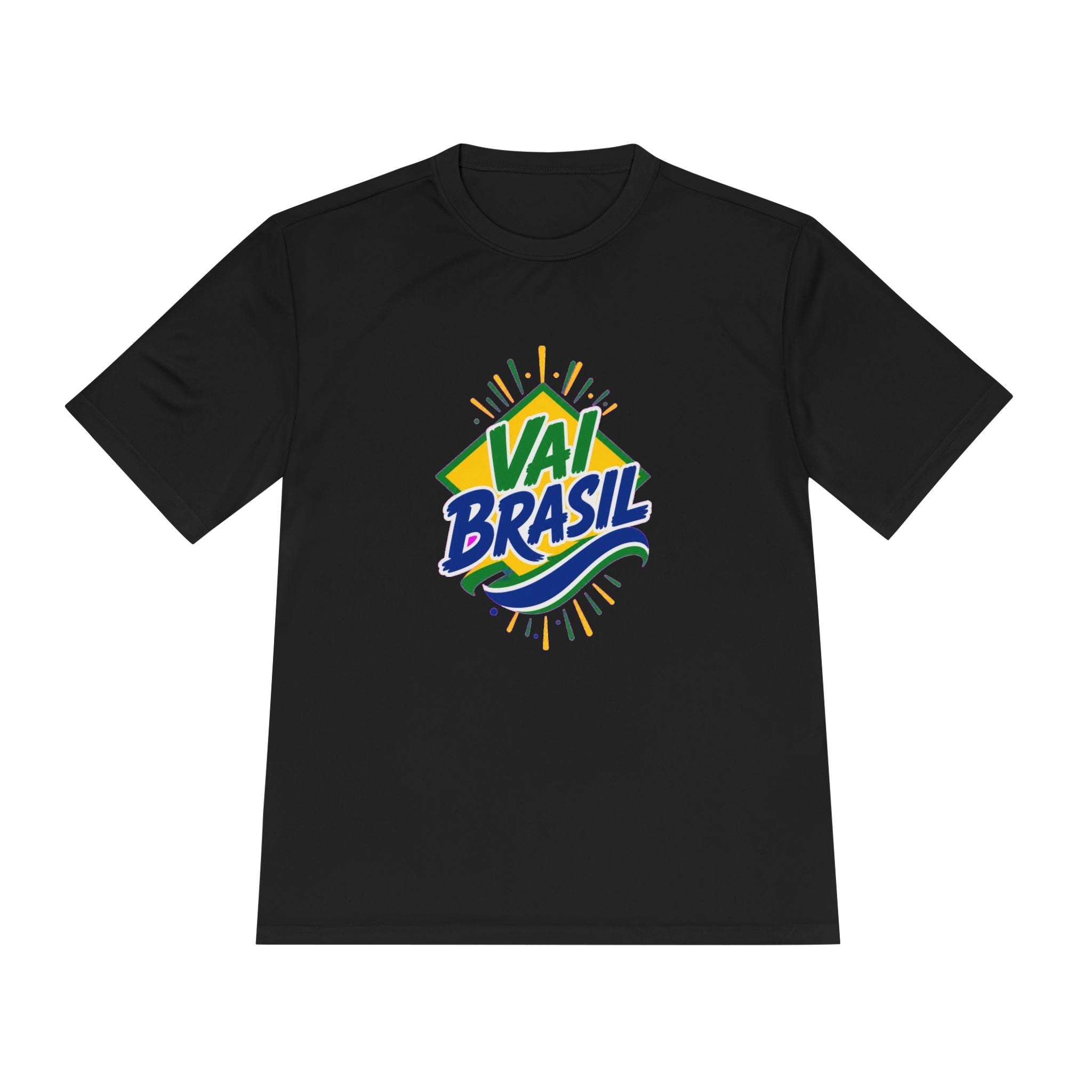 Brazil Soccer T Shirt, Vai Brasil Tee, World Football Fan Shirt, Moisture Wicking Sport Tee