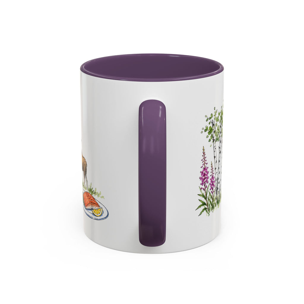 Anchorage Illustrated Travel Mug | City Souvenir Accent Coffee Mug | 11oz 15oz Ceramic Cup