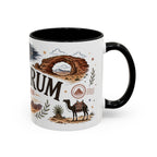 Wadi Rum Coffee Mug | Travel Destination Souvenir Gift | Accent Color Ceramic 11oz 15oz