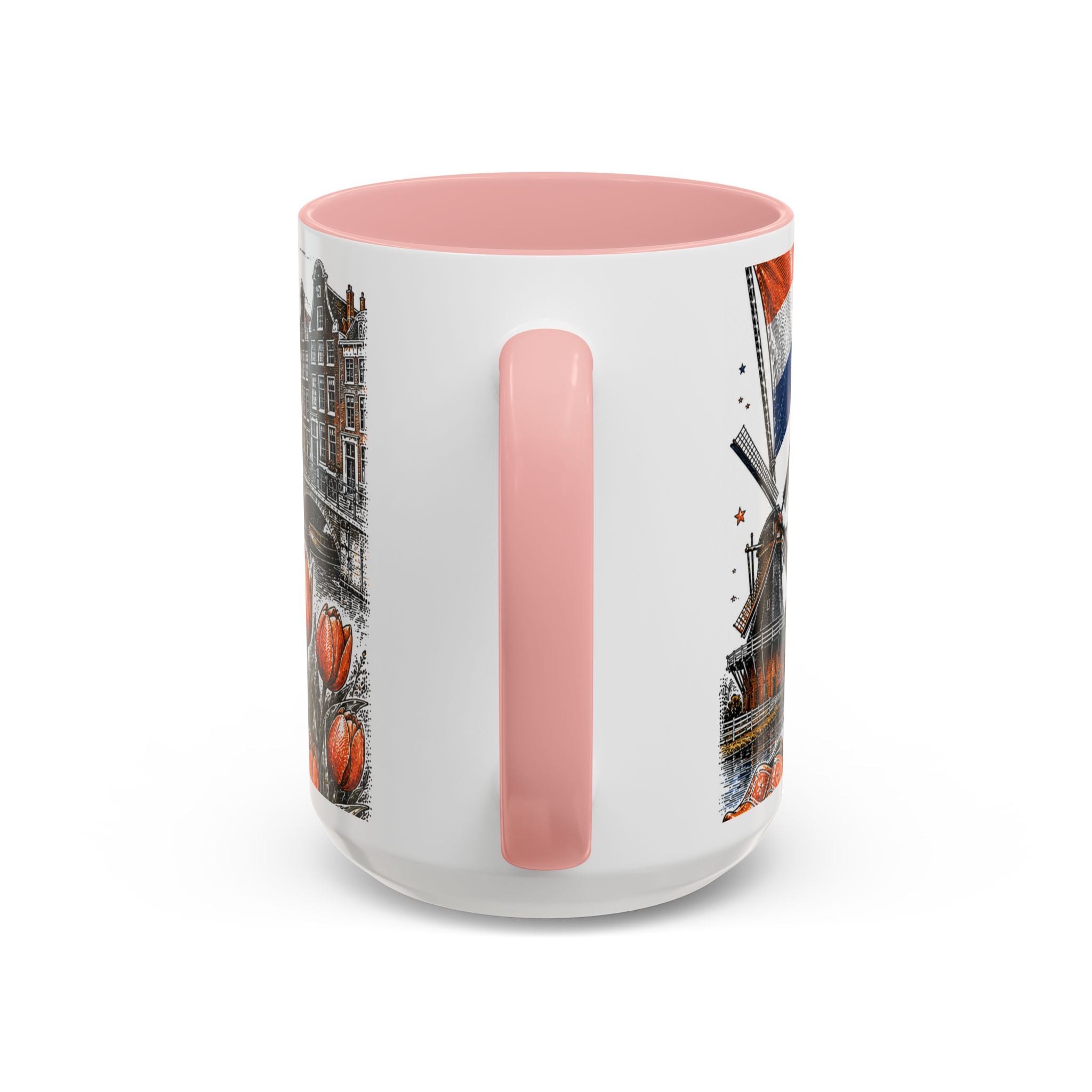 Netherlands Soccer Coffee Mug | World Cup Fan Gift | Accent Color Ceramic 11oz 15oz Match Day Cup