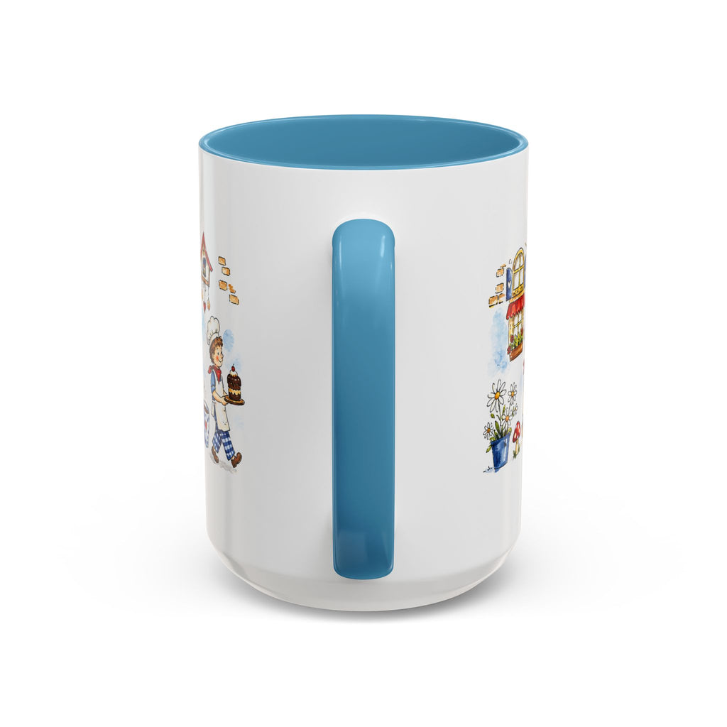 Cozy Bakery Village Mug | Storybook Pastry Accent Coffee Mug | EveryLegend