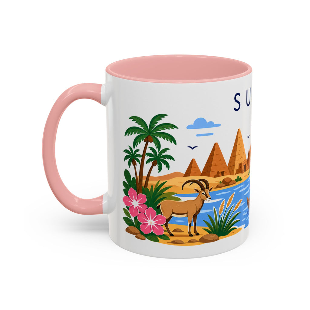 Sudan Home Country Mug | Moving Away Gift | Long Distance Friendship | 11 oz 15 oz Accent Mug