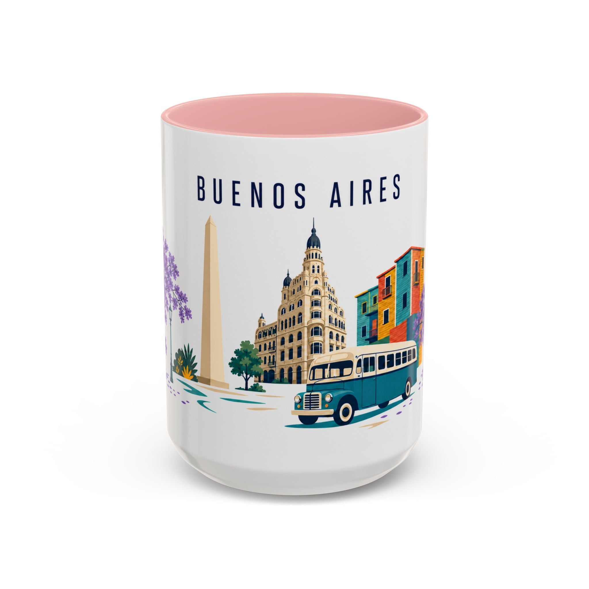 Buenos Aires Coffee Mug | Argentina Travel Souvenir | Porcelain Decal City Gift | 11oz 15oz Accent Mug