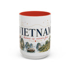 Vietnam Home Country Mug | Moving Away Gift | Long Distance Friendship | 11 oz 15 oz Accent Mug