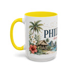 Philippines Home Country Mug | Moving Away Gift | Long Distance Friendship | 11 oz 15 oz Accent Mug