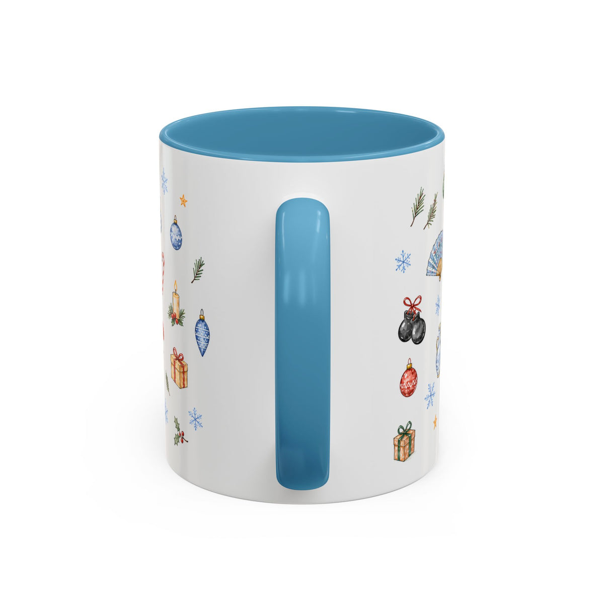 Madrid Christmas Mug | Watercolor City Souvenir, Travel Memories, Ceramic Coffee Cup