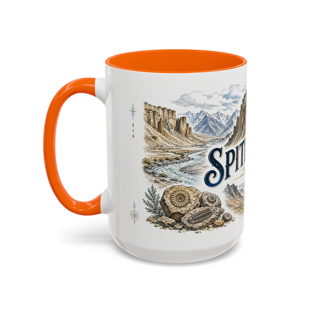 Spiti Valley Mug, India Travel Souvenir, Bucket List Gift, Accent Ceramic Coffee Mug 11oz 15oz