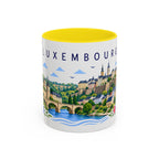 Luxembourg Coffee Mug | Travel Souvenir Accent Mug | Place Gift Ceramic Cup 11oz 15oz