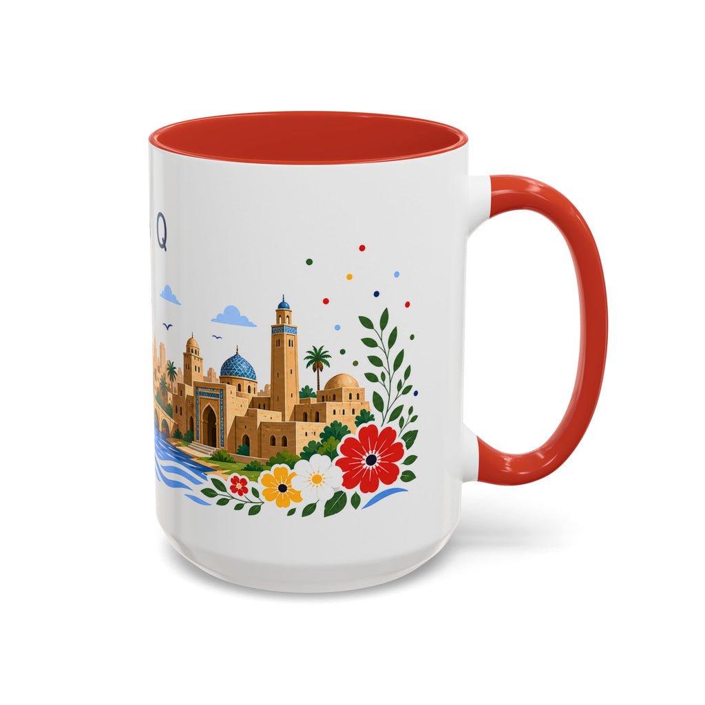 Iraq Coffee Mug | Travel Souvenir Accent Mug | Place Gift Ceramic Cup 11oz 15oz