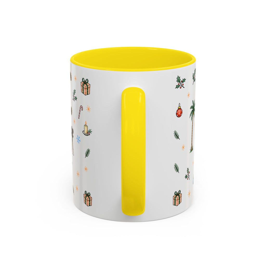 Los Angeles Christmas Mug | Watercolor City Souvenir | Ceramic Coffee Cup (11oz or 15oz)
