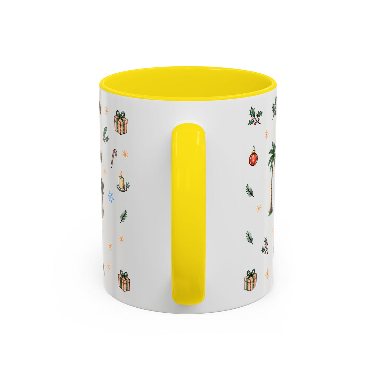 Los Angeles Christmas Mug | Watercolor City Souvenir | Ceramic Coffee Cup (11oz or 15oz)