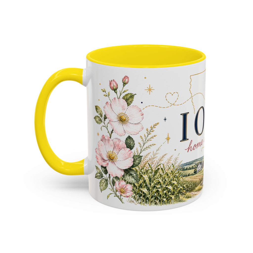 Iowa State Mug | Home is Never Far Accent Mug (11oz or 15oz)
