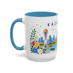Kazakhstan Coffee Mug | Travel Souvenir Accent Mug | Place Gift Ceramic Cup 11oz 15oz