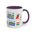 Budapest Coffee Mug | Postage Stamp Collage Mug | Travel Souvenir Accent Cup 11oz 15oz