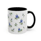 Texas Bluebonnet Mug, State Flower Floral Coffee Cup, 11oz Botanical Gift